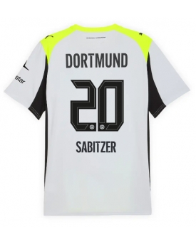 Billige Fotballdrakt Borussia Dortmund Marcel Sabitzer #20 Replika Bortedrakt 2025-26 Kortermet Billige Fotballdrakt Borussia Dortmund Marcel Sabitzer #20 Replika Bortedrakt 2025-26 Kortermet